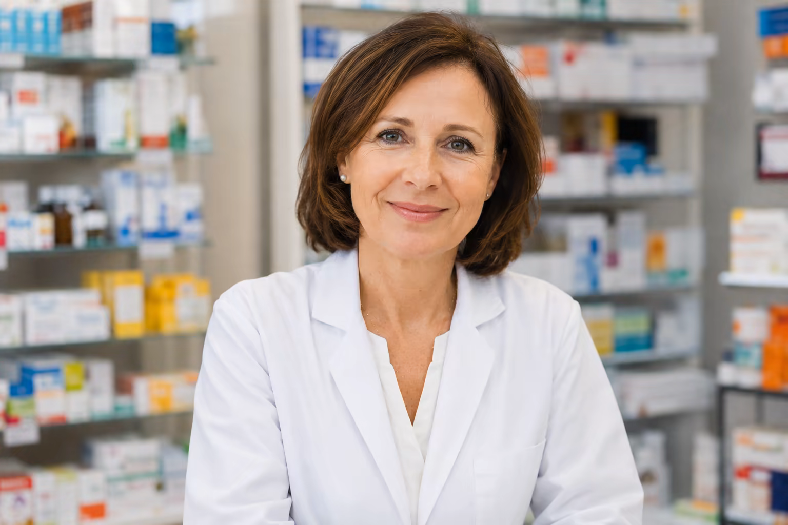 Apothekerin im Beratungsbereich