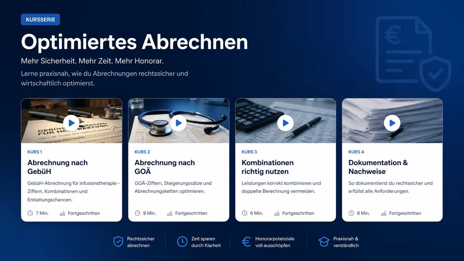 UI Screenshot Abrechnung